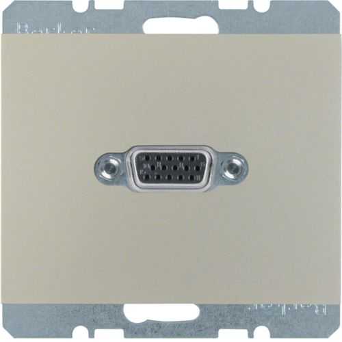 Berker 3315417004 VGA Steckdose mit Schraub-Liftklemmen K.5 edelstahl, lackiert Mesch Shop Berker 3315417004 VGA Steckdose mit Schraub-Liftklemmen K.5 edelstahl, lackiert Mesch Shop